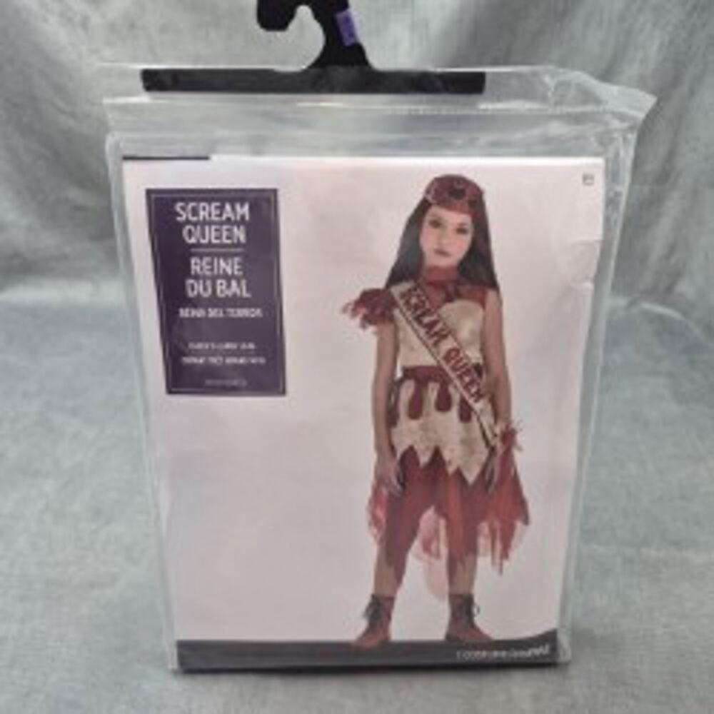 Scream Queen Prom Queen Dress Up Halloween Cosplay Child Costume XL Amscan NEW